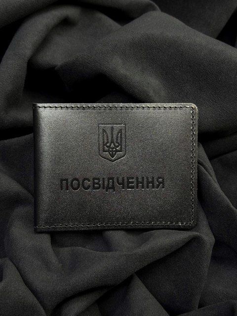 Обкладинка на посвідчення (чорний) SR029 фото