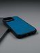 Чохол для iPhone з натуральної італійської шкіри блакитний SO-001 фото 2