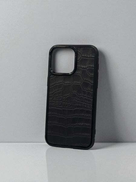 Чохол для iPhone з натуральної італійської шкіри сірий SO-010 фото