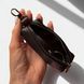 Ключниця з натуральної зернистої шкіри MINI (чорна) SKL-030 фото 5
